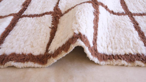 AFK Living vloerkleed Berber - handgemaakt - Wol - 80 cm x 240 cm