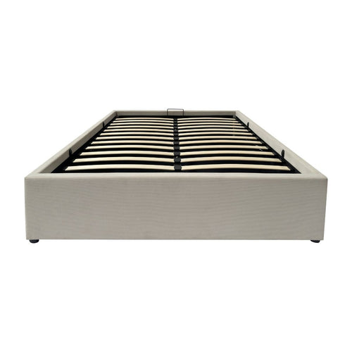 Calicosy - ROMY Opbergbed bekleed - Grijs - 152x204x36,5 cm