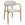 Giga Meubel Eetkamerstoel Alexia - Beige/Naturel - Armleuning - Set van 2
