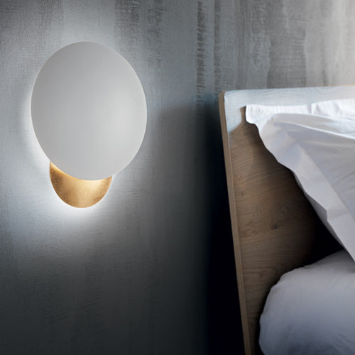 LED decoratieve wandlamp wit goud, 3000K