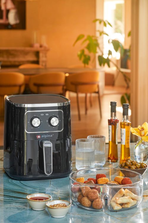 Mica Decorations Linda Snackschaal met Vakjes - H9 x Ø26 cm - Glas - Transparant - vtwonen shop