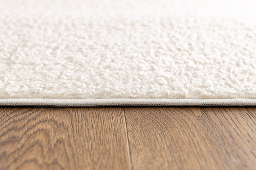 AFK Living vloerkleed Mono - Vloerkleed met getextureerd schapenvacht-effect - wit - 120x160 cm