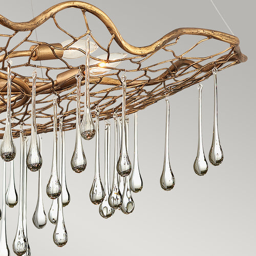 Laguna Lisa McDennon by Hinkley 6-lichts hanglamp gepolijst goud