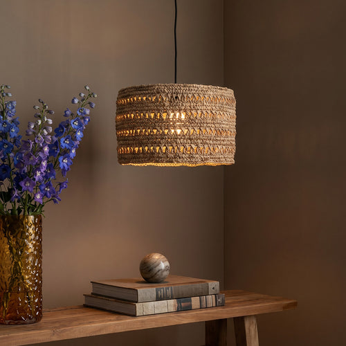 Raw Materials Herba hanglamp van zeegras -  Ø 40x25 cm