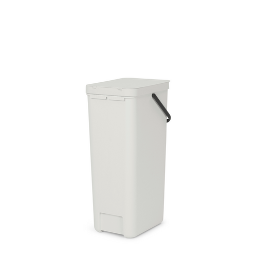 Brabantia Sort & Go afvalemmer, 40 liter - Light Grey