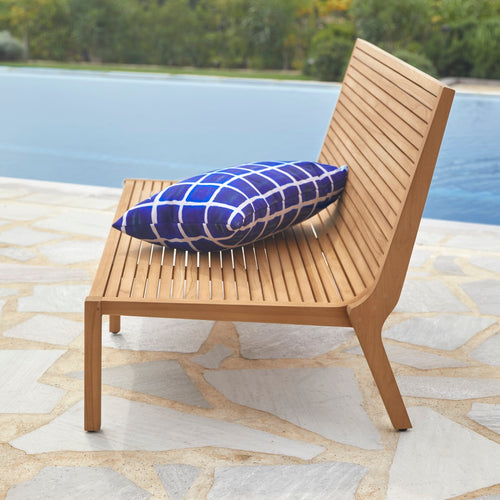 Tikamoon Massief teakhouten lage tuinbank - Naturel - vtwonen shop