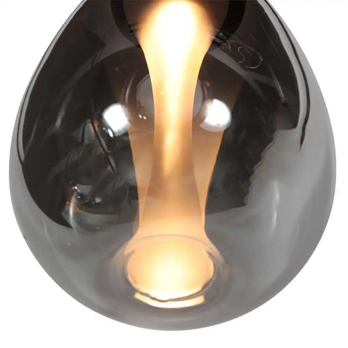 Steinhauer hanglamp Glimsy - 5 lichts - 115  x 170   cm - zwart