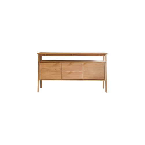 Tikamoon Massief eiken buffet 140 cm - Naturel