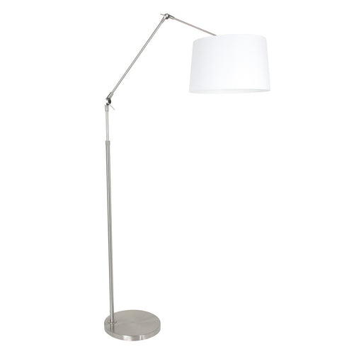 Steinhauer vloerlamp prestige - 1 lichts - 145x 250 cm - mat chroom wit