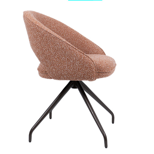 HelloChair eetkamerstoel HC07 Dinny - spinpoot anodic brown - cloud terra - vtwonen shop