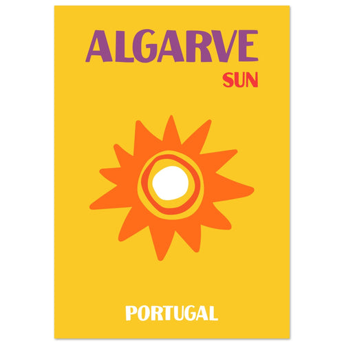 Artfulprints  Portugal - Algarve   poster A4 21x29.7 cm - vtwonen shop