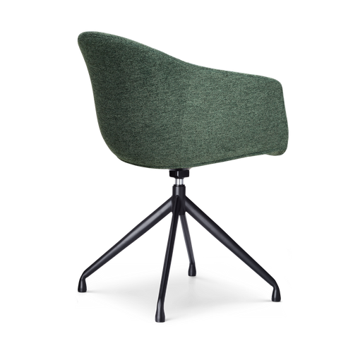 Nolon Nola-Otis Draaibare Eetkamerstoelen Set - Donkergroen - Zwart - vtwonen shop