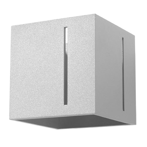 Sollux Lighting Wandlamp PIXAR grijs - 10x12x10cm