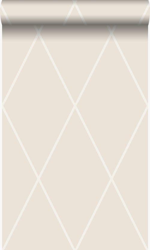 Origin Wallcoverings behang ruiten beige - 53 cm x 10,05 m - 345719 - vtwonen shop