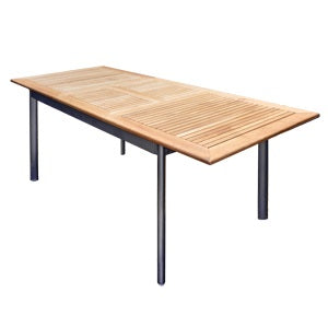 Lesli Living tuintafel Monza - antraciet - 152∕210x89x75,5cm