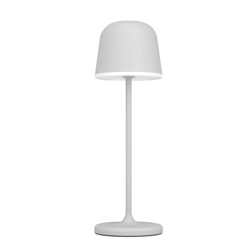 EGLO tafellamp Mannera - aanraakdimmer - draadloos - 34 cm - grijs