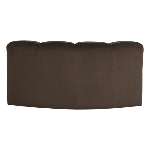 WOOOD hoekelement Mojo - Velvet - Bruin - 74x110x110