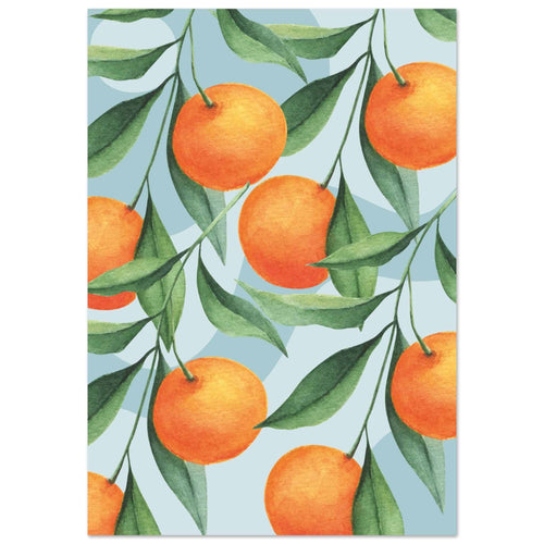 Artfulprints  Fruits - The orange tree   poster 50x70 cm - vtwonen shop