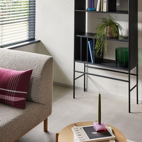 Hübsch geweven kussen Quadrum - katoen - 40x60cm - vtwonen shop