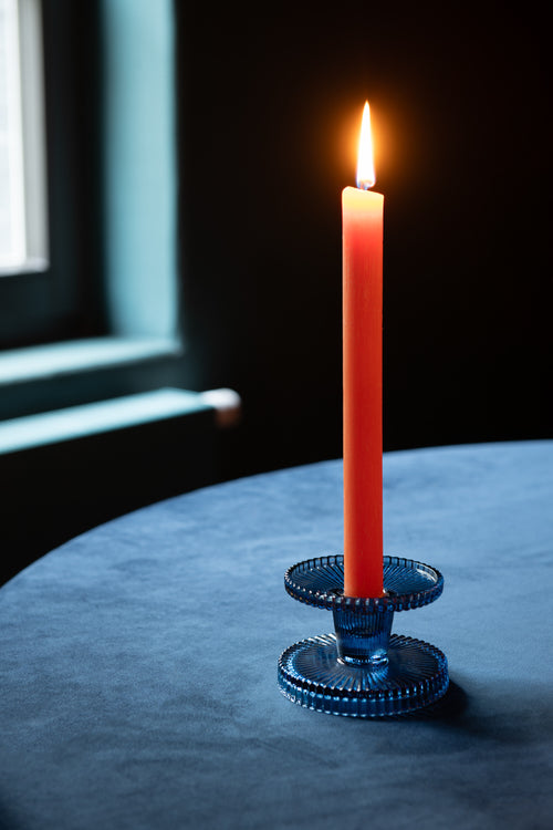 J-Line kaarshouder Nelly - glas - blauw - 3 stuks - vtwonen shop