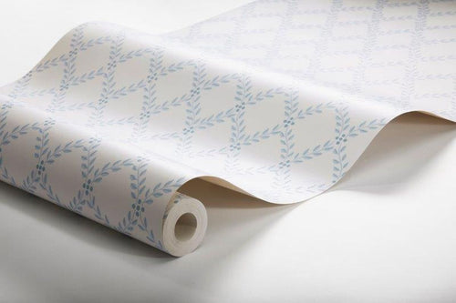 Borastapeter behang ruiten vergrijsd blauw - 53 cm x 10.05 m - 660382 - vtwonen shop