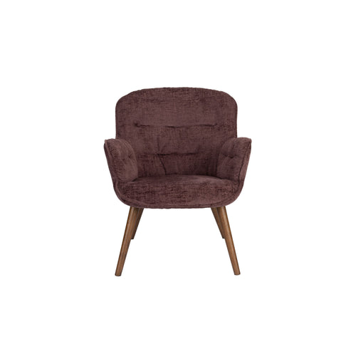 Dutchbone Lenn Fauteuil Plum - Paars - vtwonen shop