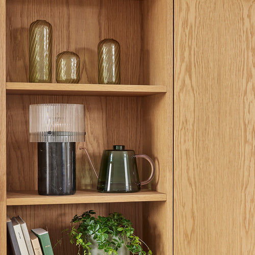 Hübsch tafellamp Revolve - glas/marmer - ø16xh27cm, e14 - vtwonen shop