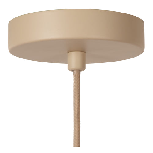 Lucide hanglamp CORINA - 1xE27 - Beige - vtwonen shop