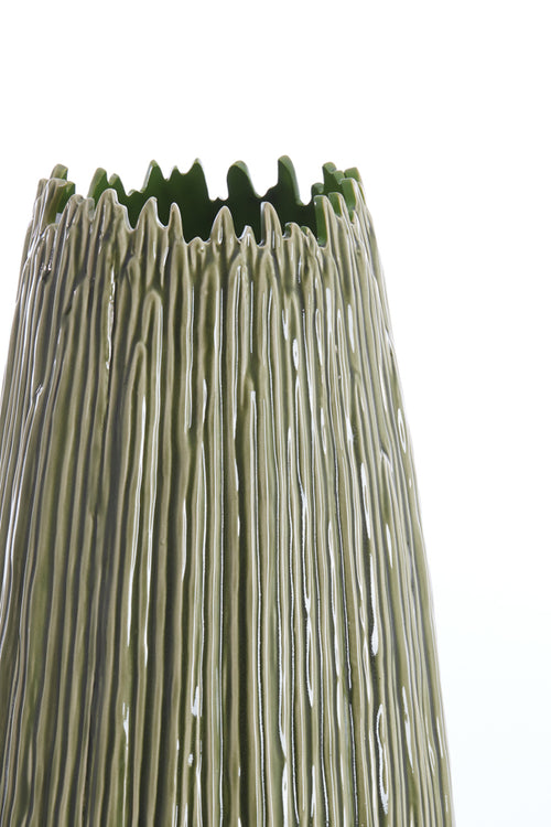 Light & Living vaas KOPRA - Ø30.5x65cm - groen - vtwonen shop