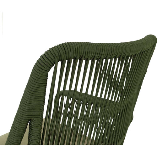 Lesli Living bistrostoel Silas - groen - 64x69x92cm - set van 4