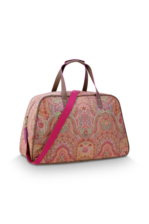Pip Studio - Tovy Weekendtas Dames - Jabali - Rood - 57x22x37cm