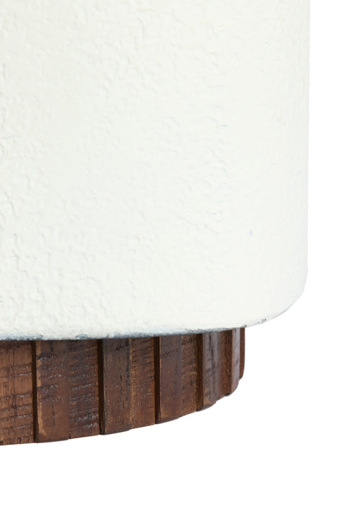 Light & Living bijzettafel SEDDON - 37x34x45cm - wit - vtwonen shop