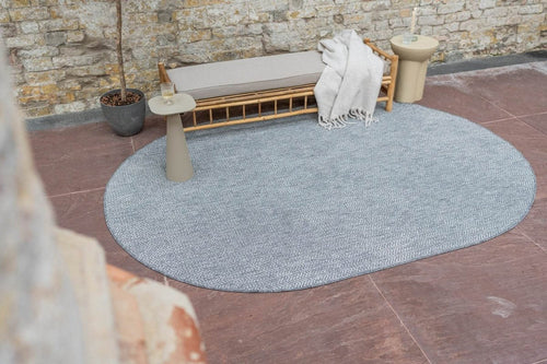 Eva Interior Buitenkleed Dahl Ovaal - Grijs - Dubbelzijdig - 200 x 290 cm - vtwonen shop