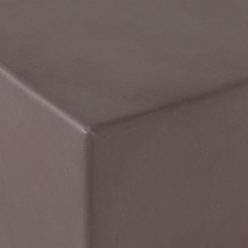 WOOOD bijzettafel laag Zina - Cement - Bruin - 36x50x50