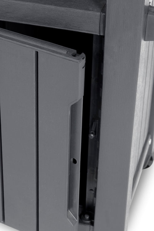 Keter Unity Classic BBQ tafel - 76,4x52x90cm - 93L - Grafiet - vtwonen shop