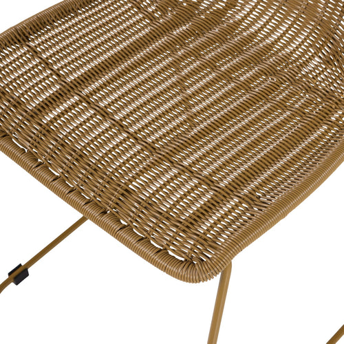 WOOOD tuinstoelen Wings - Honinggeel - Kunststof - 78x55x54 - Set van 2