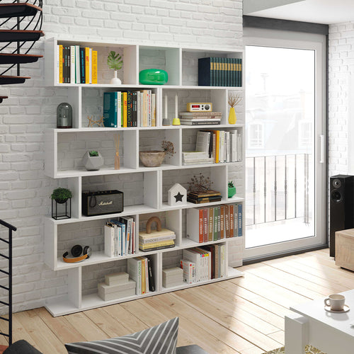 Calicosy - Bücherregal mit 6 Fächern ATHENA - 24x80x192 cm