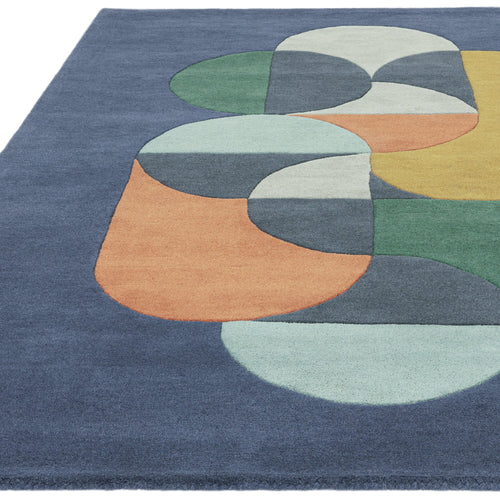 Vloerkleed MOMO Rugs Matrix 91 Statement Navy 200x300 cm - vtwonen shop