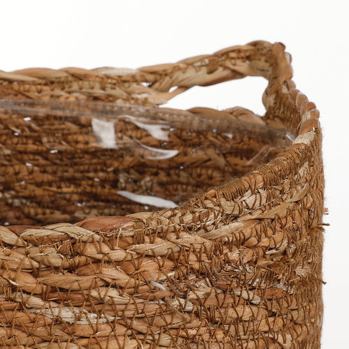 Mica Decorations Atlantic Hangende Bloempot - Set van 3 - H16 x Ø16 cm - Lichtbruin - vtwonen shop