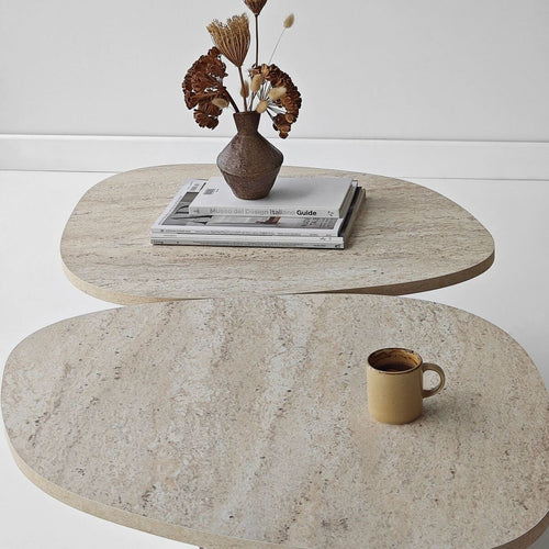 Calicosy - CELESTE Salontafel - Naturel - 125x60x38 cm
