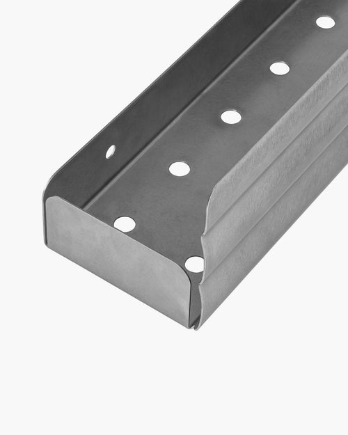 noo.ma Olbi Doucheplank, gepolijst roestvrij staal 41,3 x 11,7 x 11,2 cm