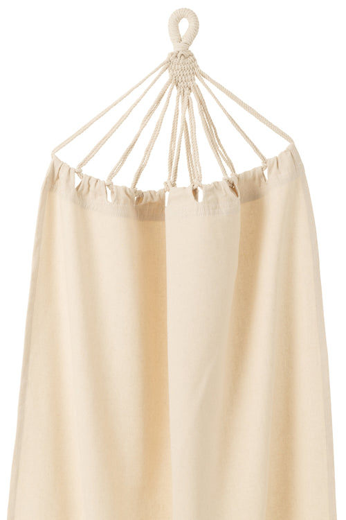 J-Line hangmat Effen - katoen/polyester - lichtbeige - vtwonen shop