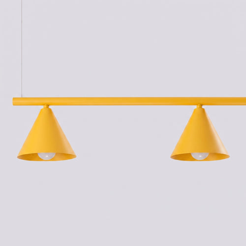 Sollux Lighting Kroonluchter NOX 4L geel - 122x14x215cm