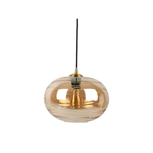 Leitmotiv hanglamp Glamour Sphere - bruin - Ø30cm - vtwonen shop