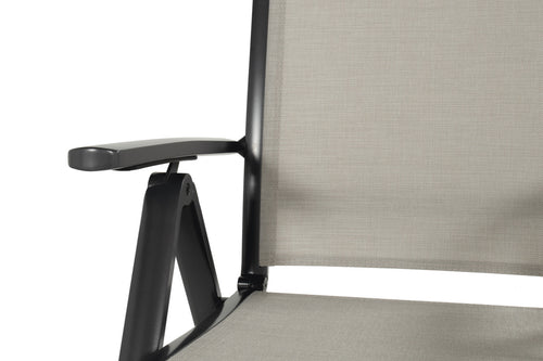 Hartman Tuinstoel Troy - Antraciet Aluminium - Verstelbaar - vtwonen shop