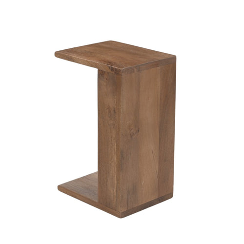 Giga Meubel Bijzettafel Nila - Donkerbruin Hout - 36x28x56cm