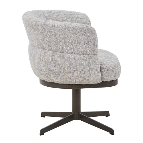 DÉJA Living Eetkamerstoel Maribel - Beige/Brons - Draaibaar - vtwonen shop