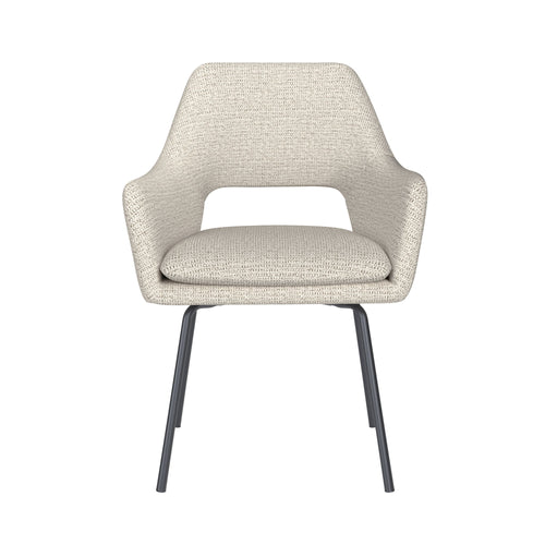 Housecraft Living Mos Eetkamerstoel Metaal Off-White - Beige