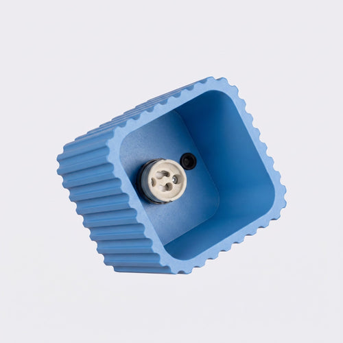 Sollux Lighting Plafondlamp RIFF 1 azuurblauw GU10 - 10x10x10cm