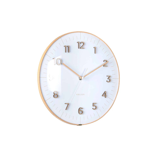 Karlsson wandklok Esencia Dome - wit - Ø30cm